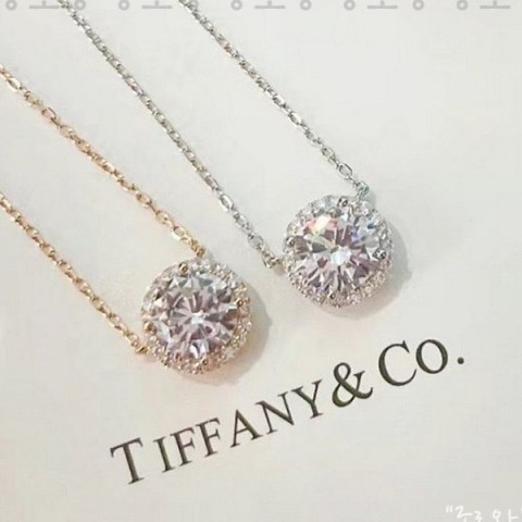 TIFFANY&Co 티파니앤코 1캐럿 세팅 웨딩 목걸이